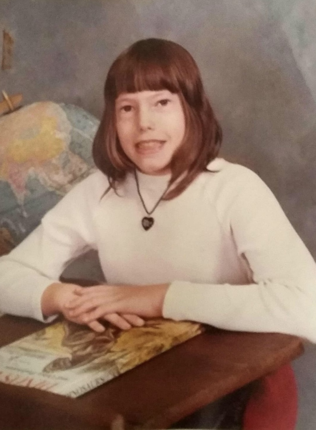 Nerd Girl Owning Her Study Desk
