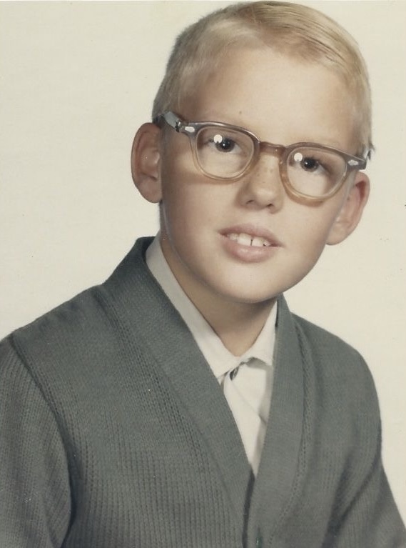 Blazer-Wearing Nerd Boy Ready for Success