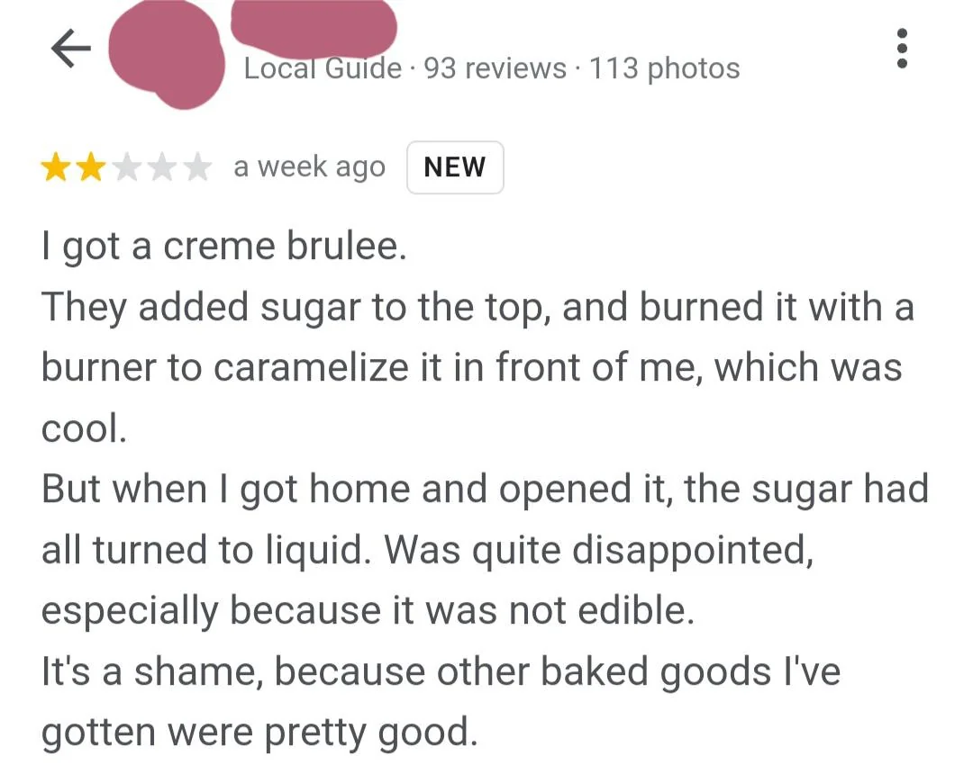 Creme Brulee with a side of science