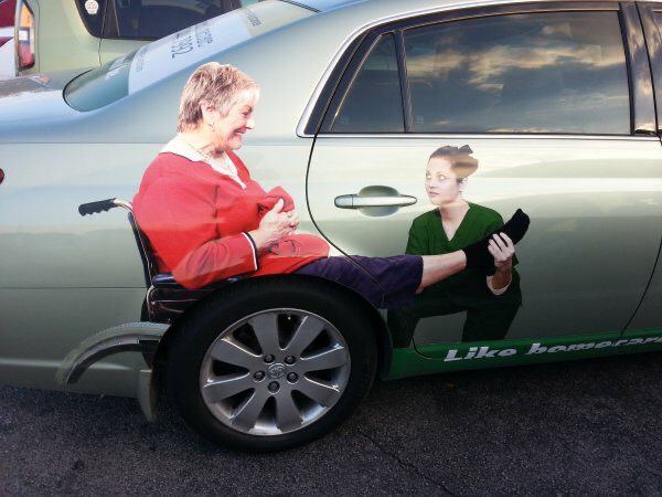 Grandma in a Wheelchair