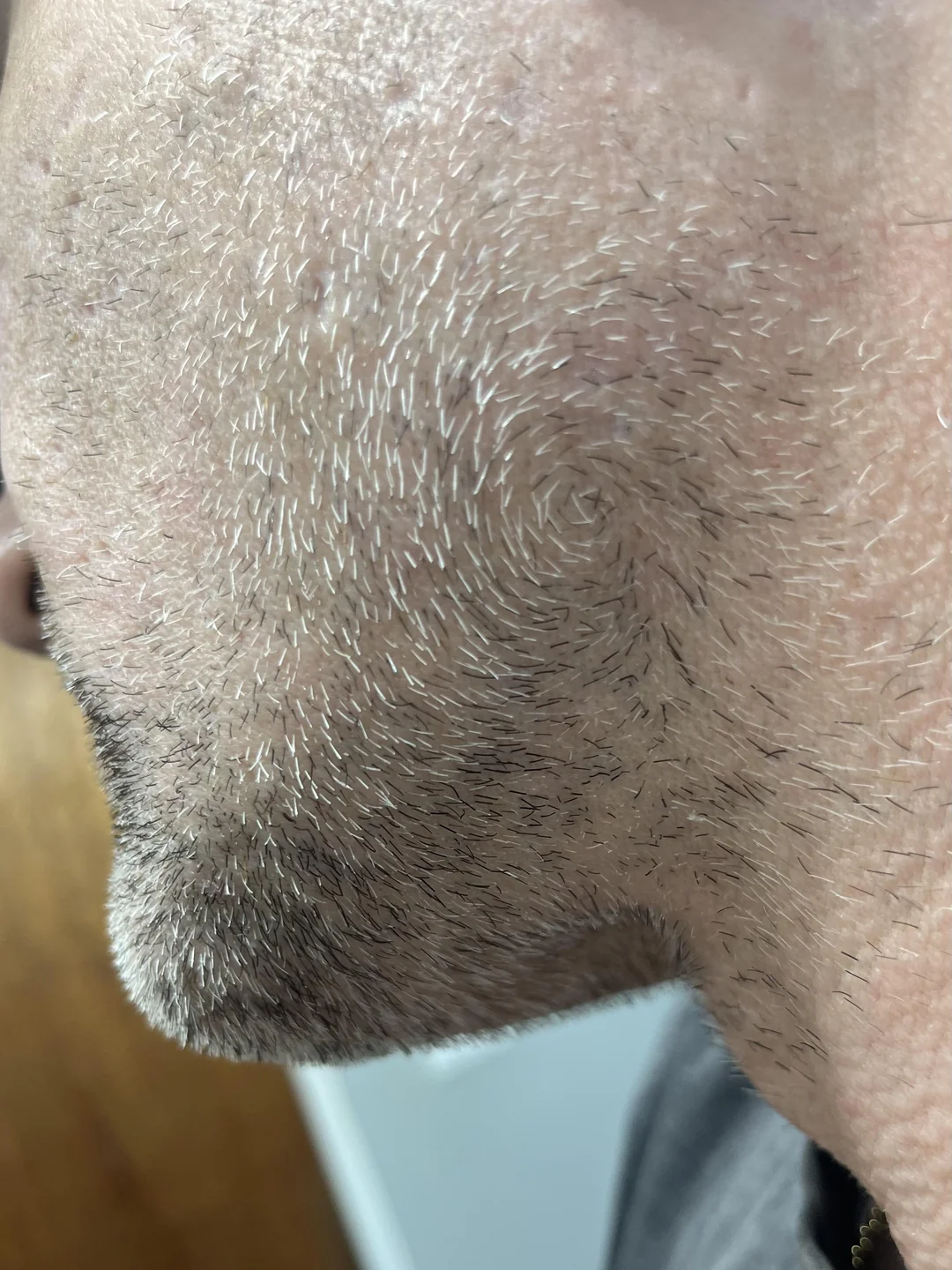 Beard swirl
