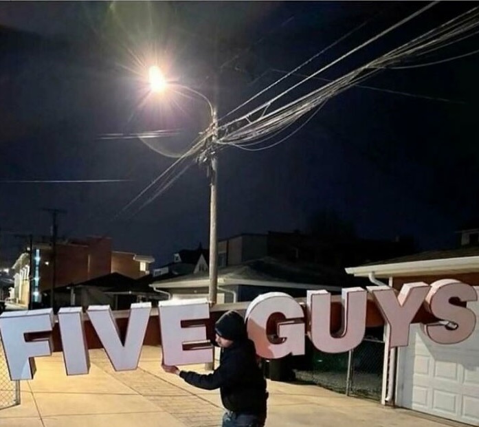 Five guys getaway