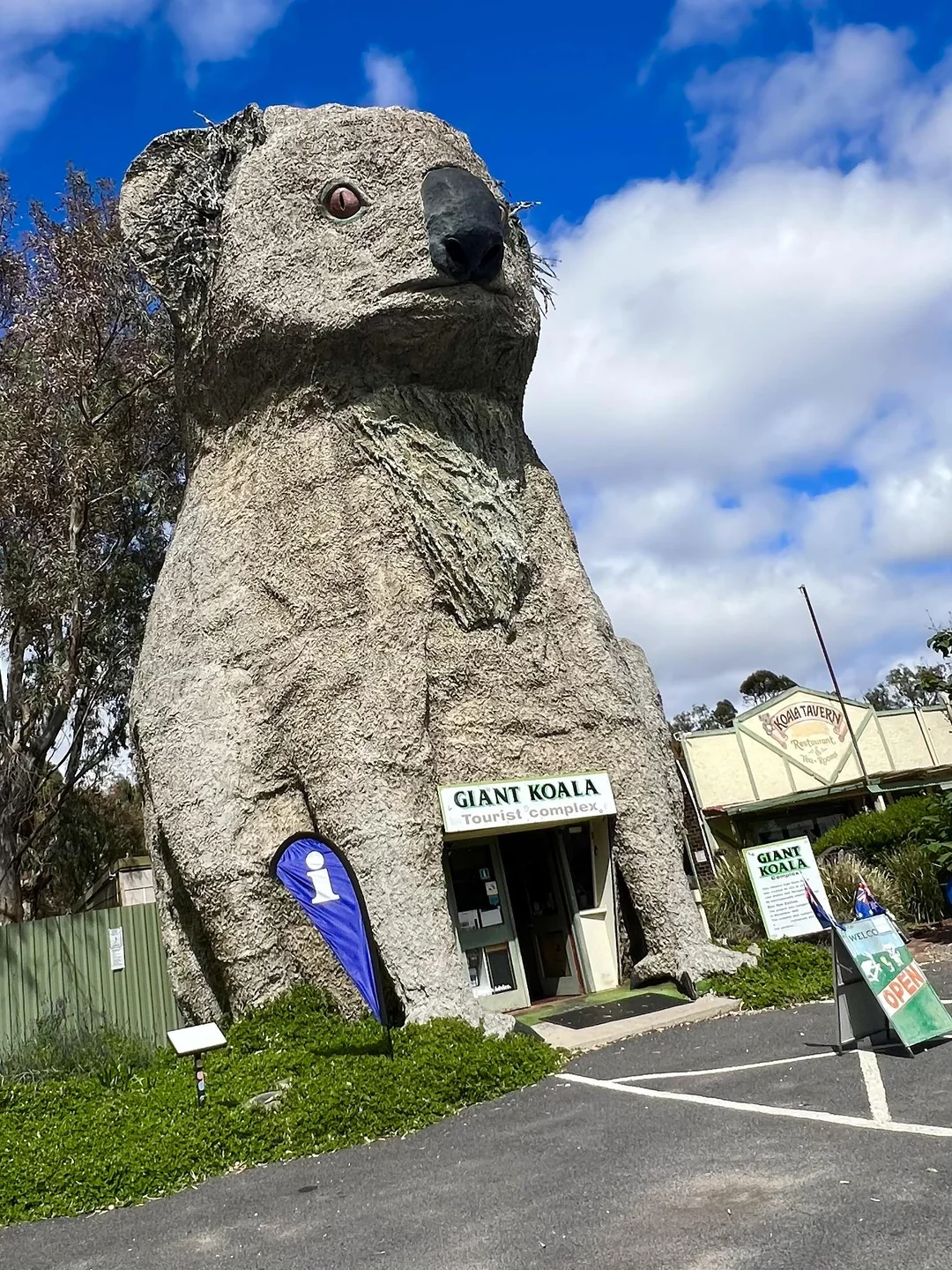Giant koala statue