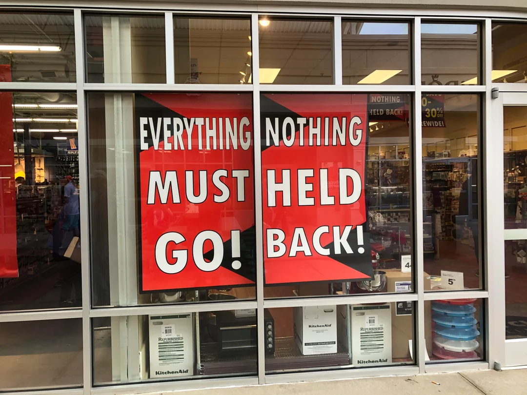 "EVERYTHING NOTHING MUST HELD"