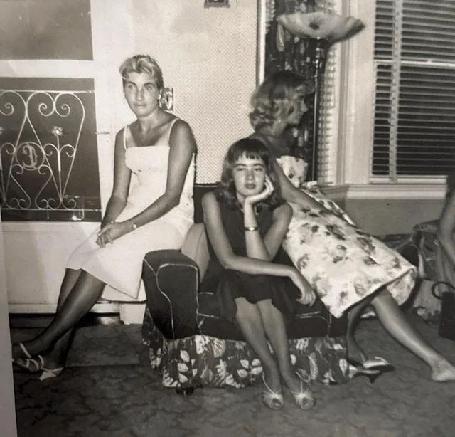 Relaxing at a house party