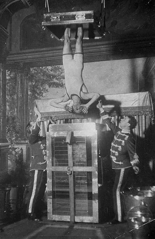 Houdini’s “Chinese water torture cell”, 1910