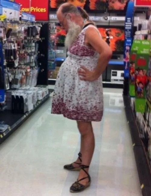 Older Man in a Dress
