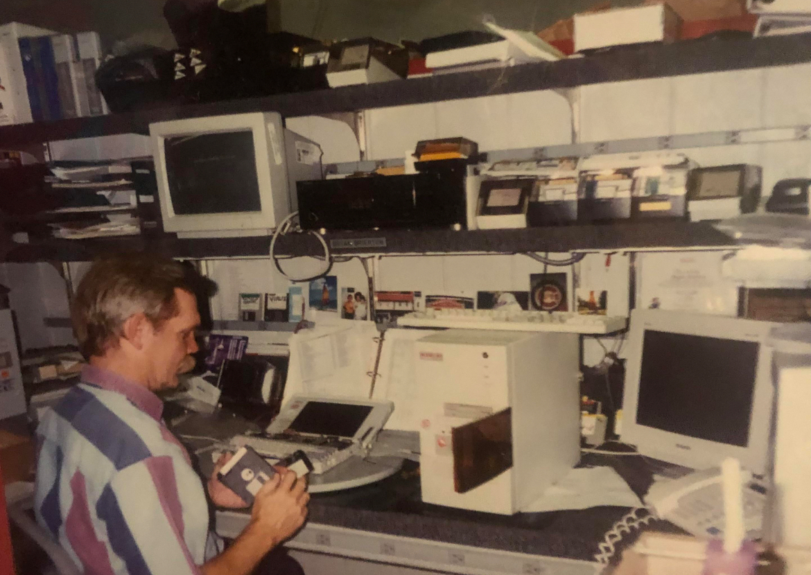 Dad: King of Circuit-Board Chaos