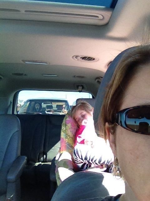 Woman Taking a Selfie in Her Car…