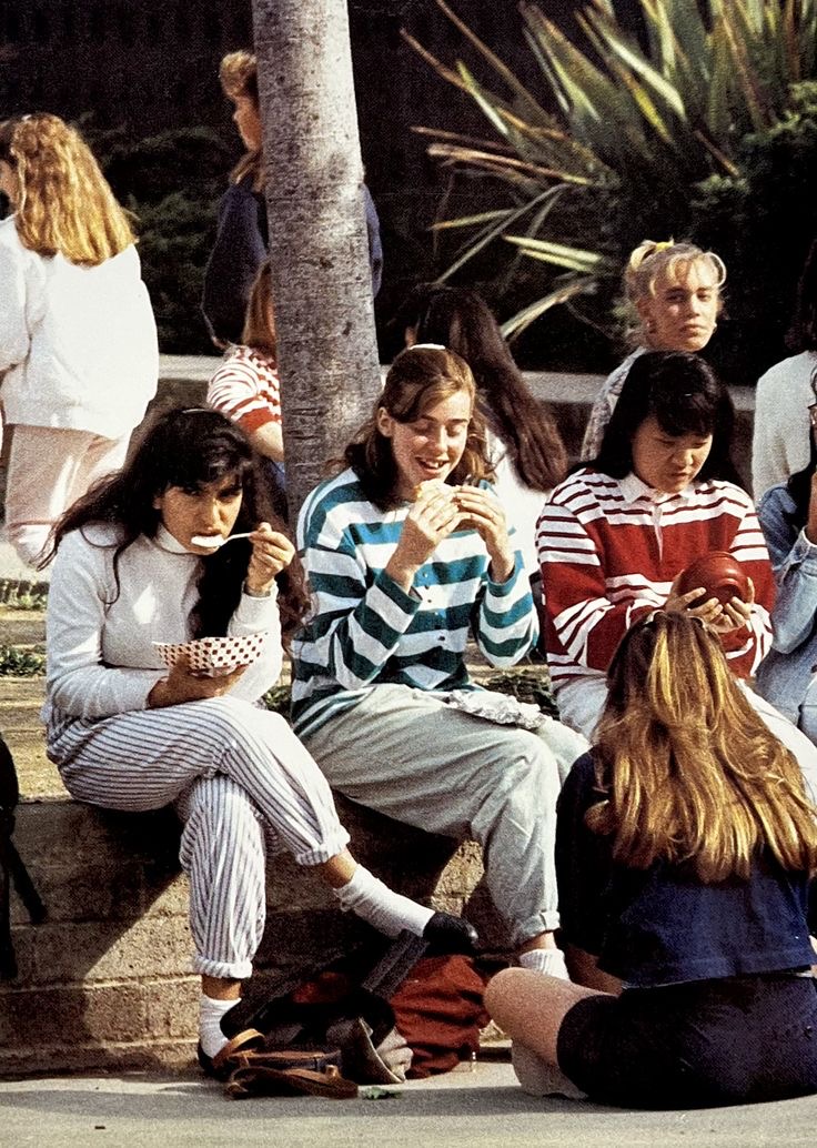 Group of Friends Eating Lunch