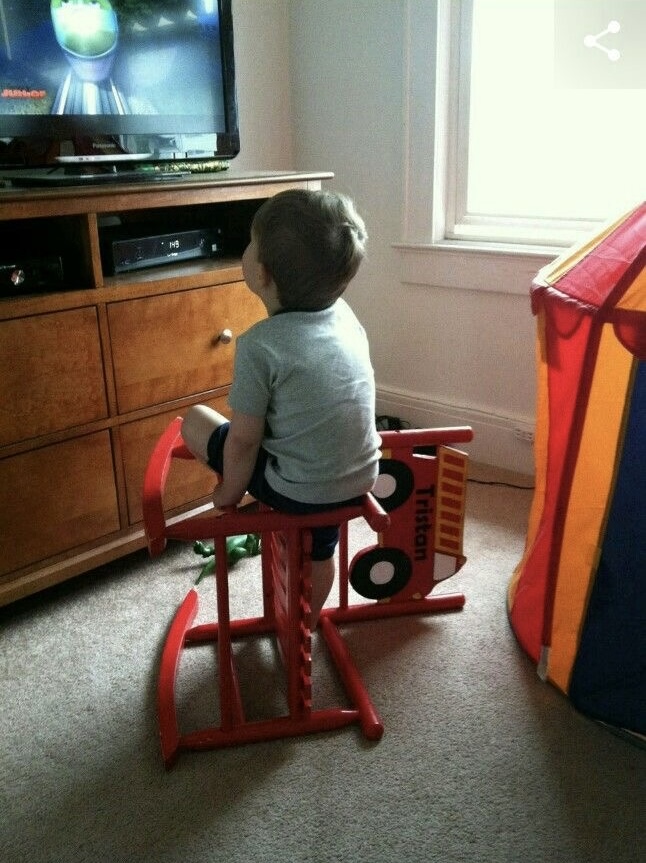 Kid Turns His Chair Sideways and Sits on It