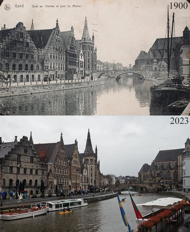 Ghent, Belgium, 1900/2023