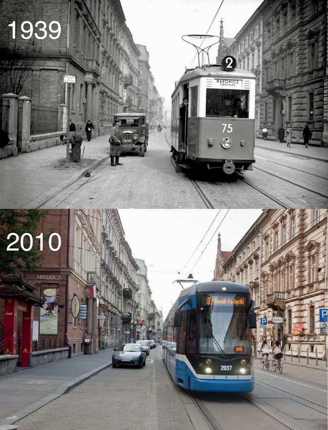 Kraków Tram Line, Poland, 1939/2010
