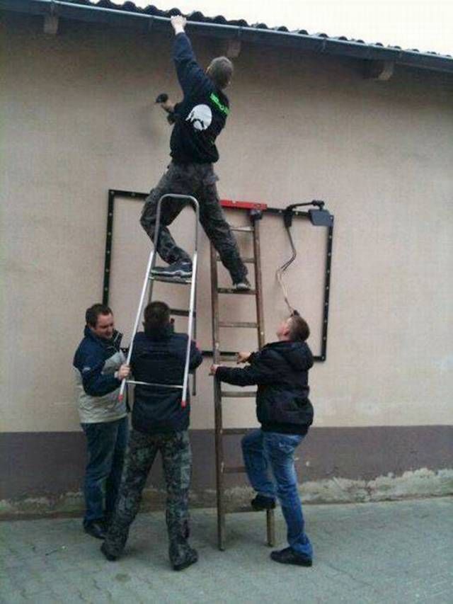 The Three-Man Support Team