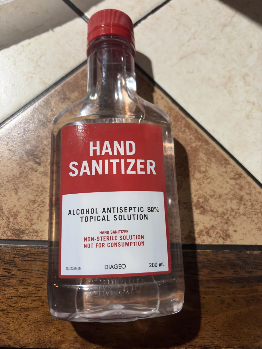 Suspicious hand sanitizer
