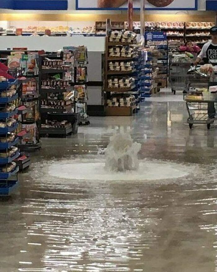 Grocery store flood