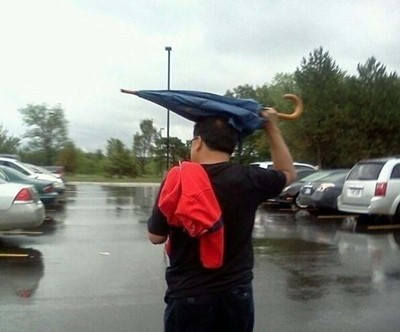 Umbrella malfunction