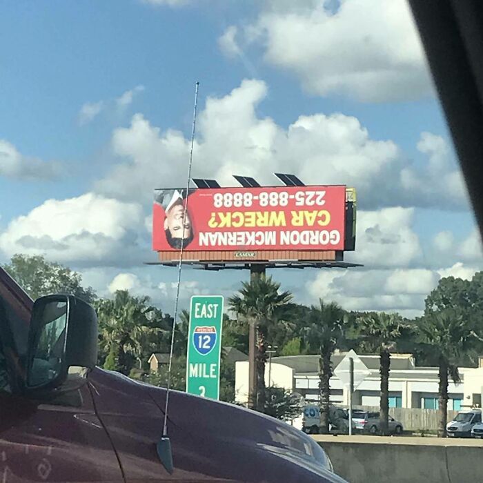 Billboard gone wrong