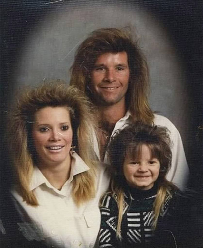 Mullets and big hair