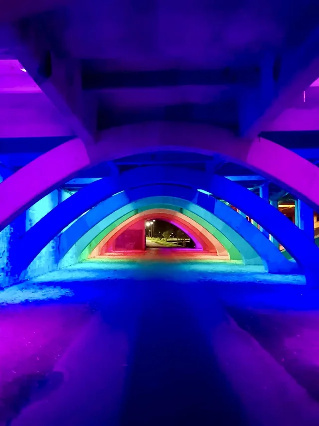 Rainbow tunnel