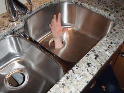 Hand Coming from Underneath