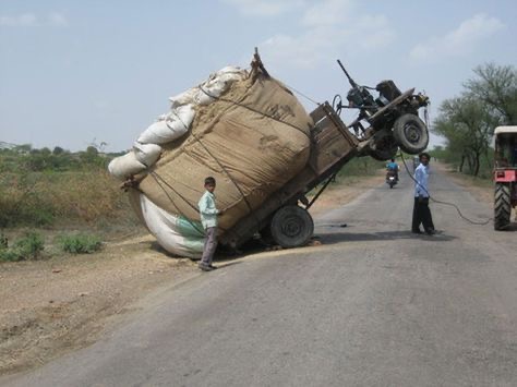 Truck Tilting From Too Much Weight