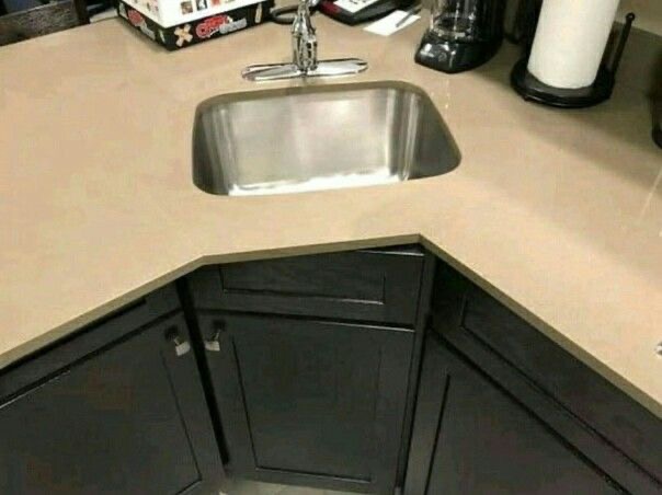 Kitchen Sink Installed Crooked