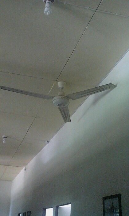 Ceiling Fan Installed Too Close to the Wall