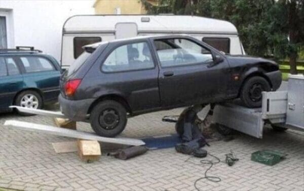 DIY car lift