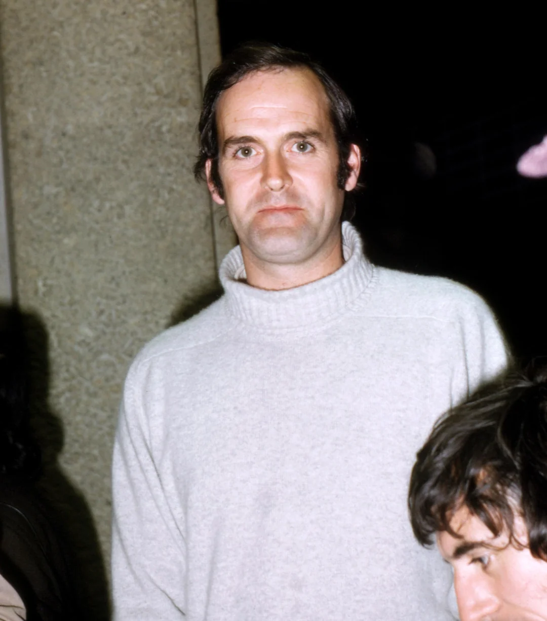 John Cleese arriving in Vancouver