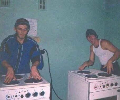 Stove as DJ Booth