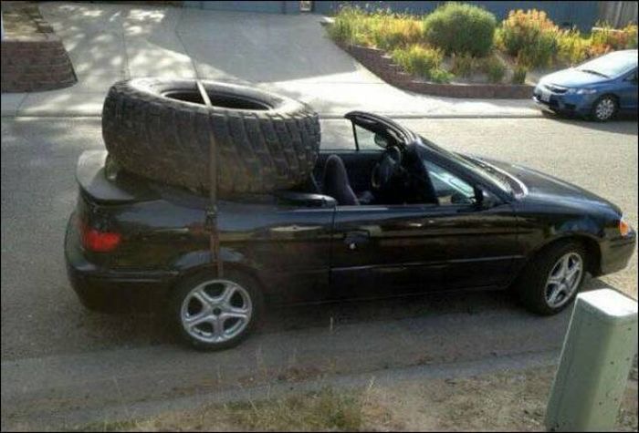 The Giant Spare Tire Dilemma
