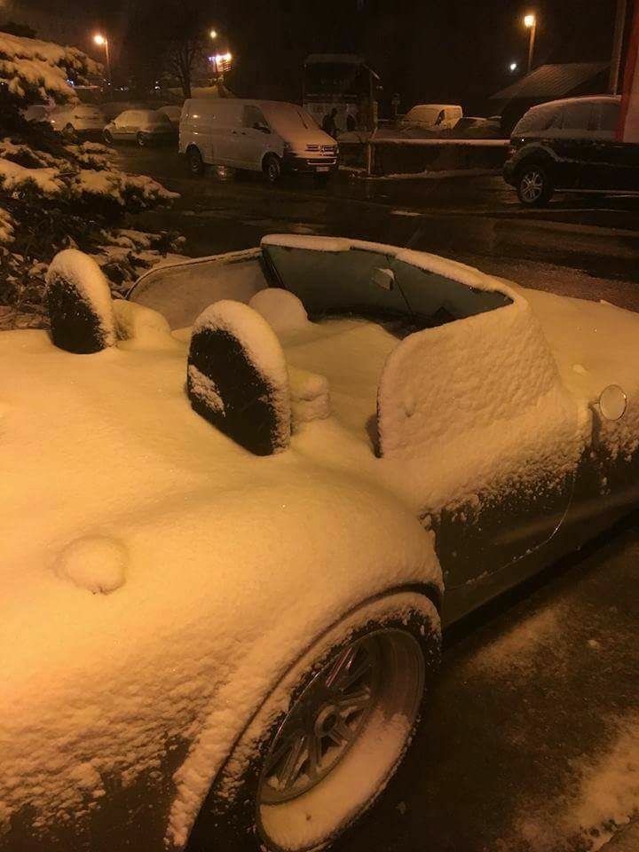 Snowy Car