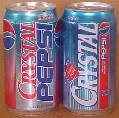 Crystal Pepsi, and Sweet ’80s Sodas