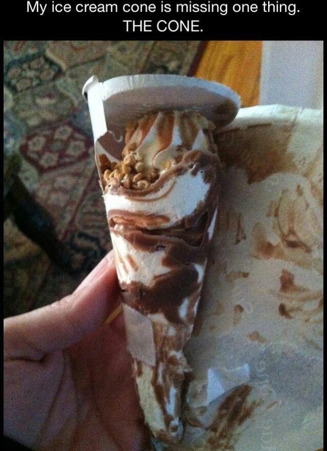 Ice Cream Cone… Without the Cone