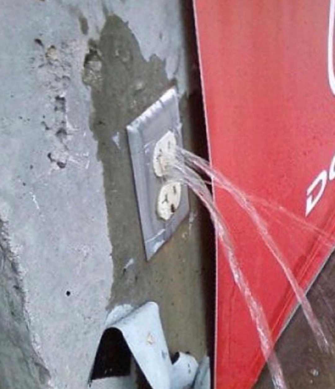 Power Strip… With Water Pouring Out