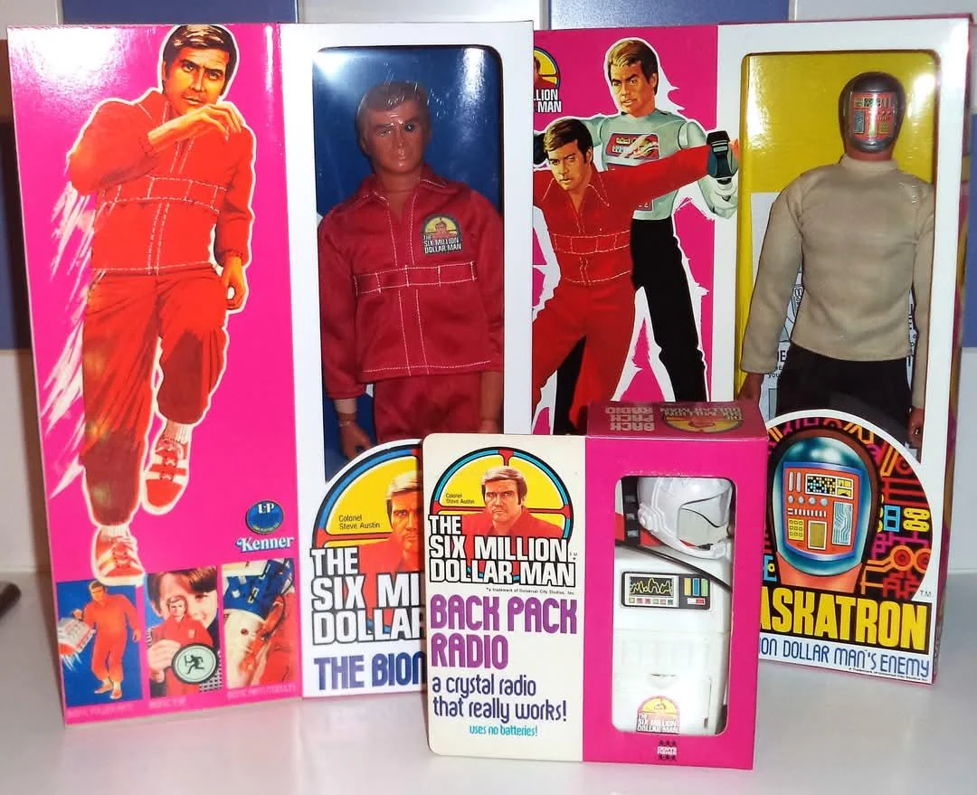 Six million dollar man action figures