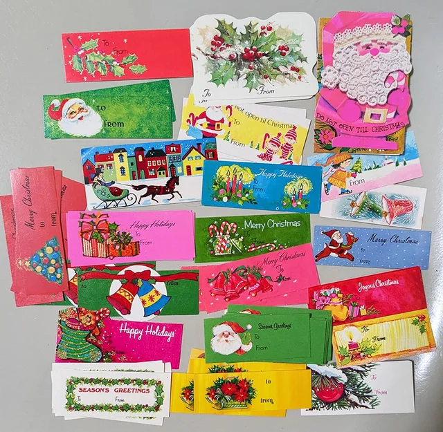 Vintage gift tags