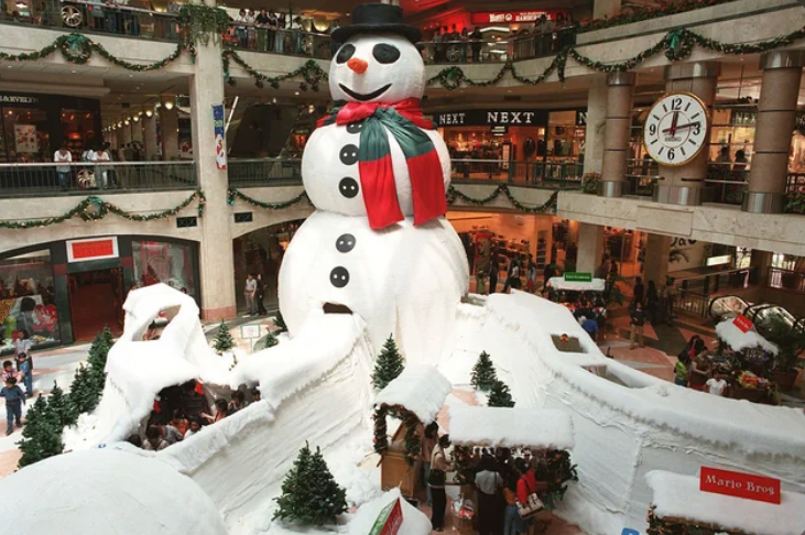 The Snowman Who Guarded the Food Court