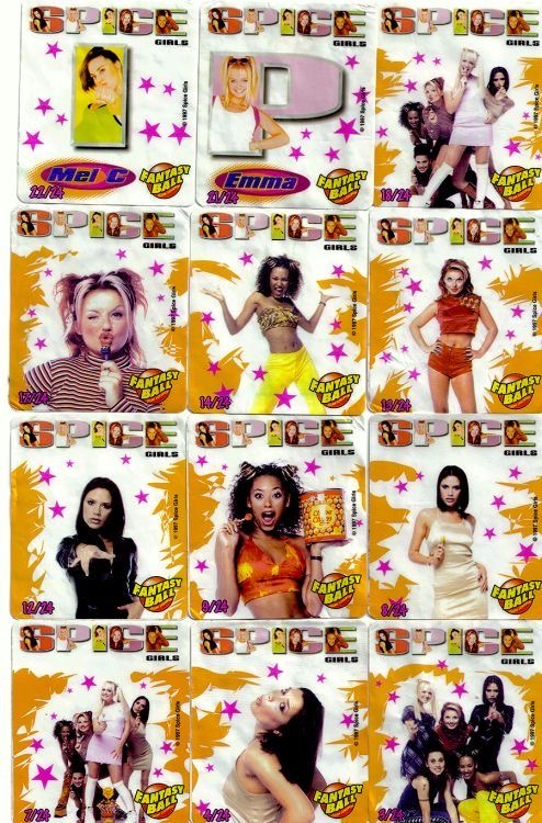 Spice Girls / Pokémon Trading Cards