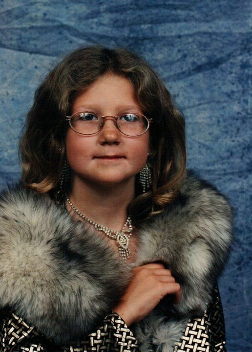 Girl Dressed Like an Old Lady