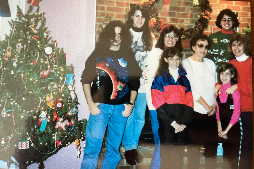 Family Christmas Photo With an Angsty Teen