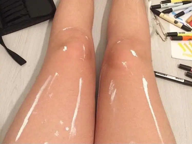 Shiny legs or just paint?
