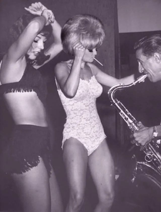 Go Go dancers in their zone