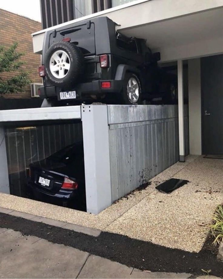 Jeep Parked In The Wrong Place