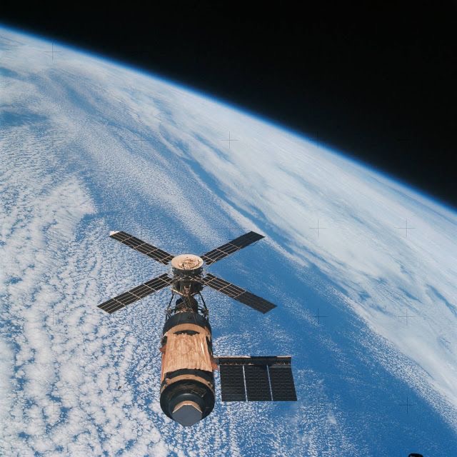 Skylab’s micrometeoroid shield tore off during launch...