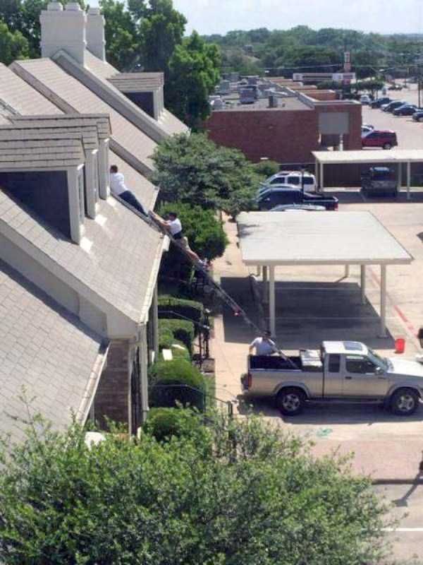 Stupid people at the rescue