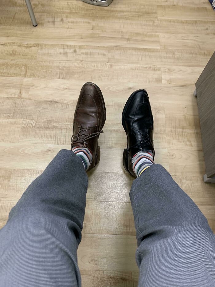 "Was at work all day like this"