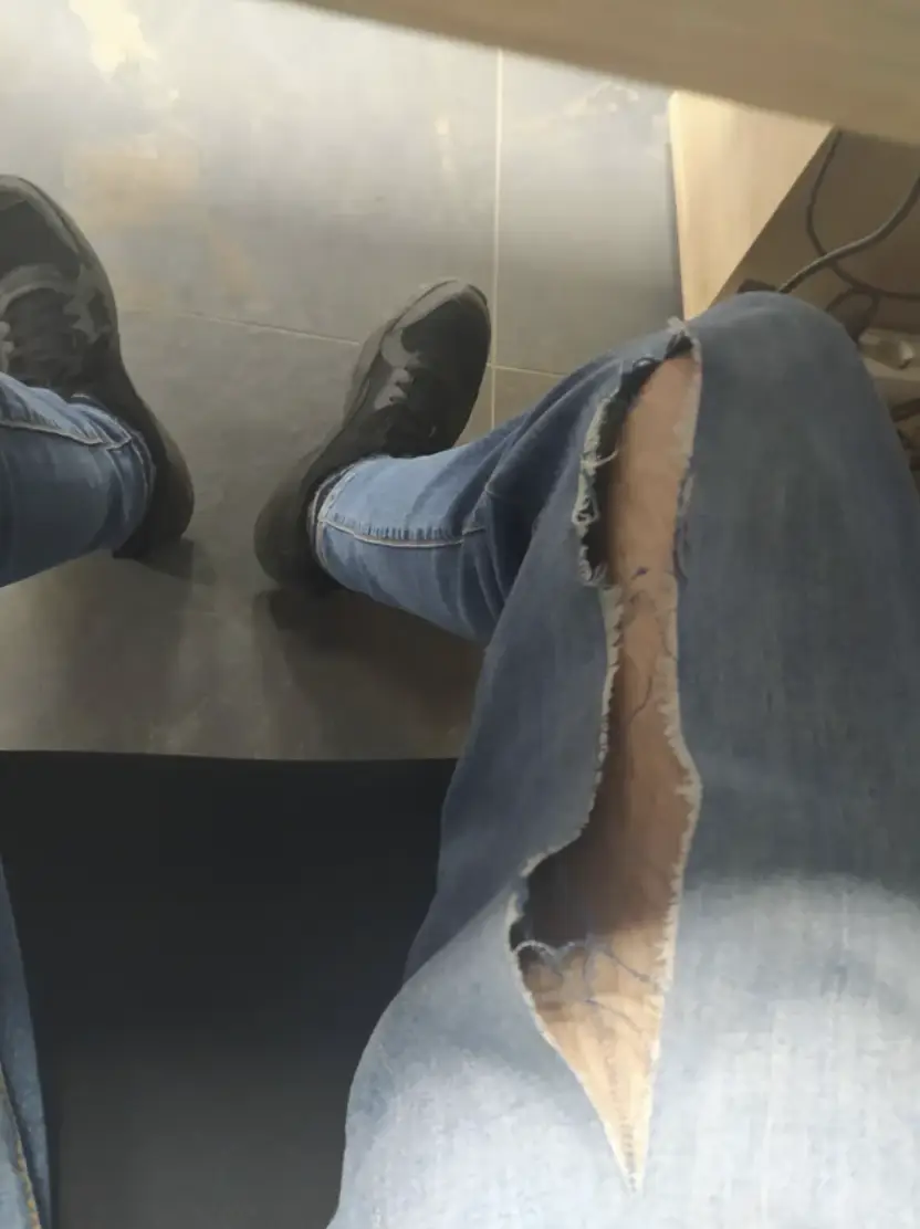 "Got some new jeans"