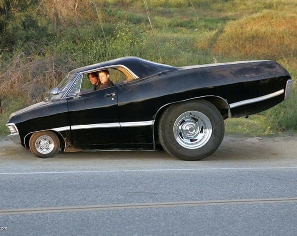 Tiny Front Wheels and Huge Rear Wheels